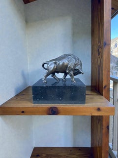 Bronze Bison Statue