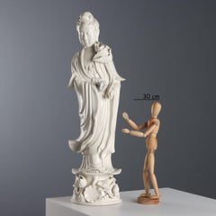 Porcelain Statue of Guanyin China 20th Century
