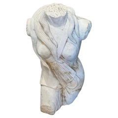 Statuary Marble Aphrodite Torso Circa 1920's