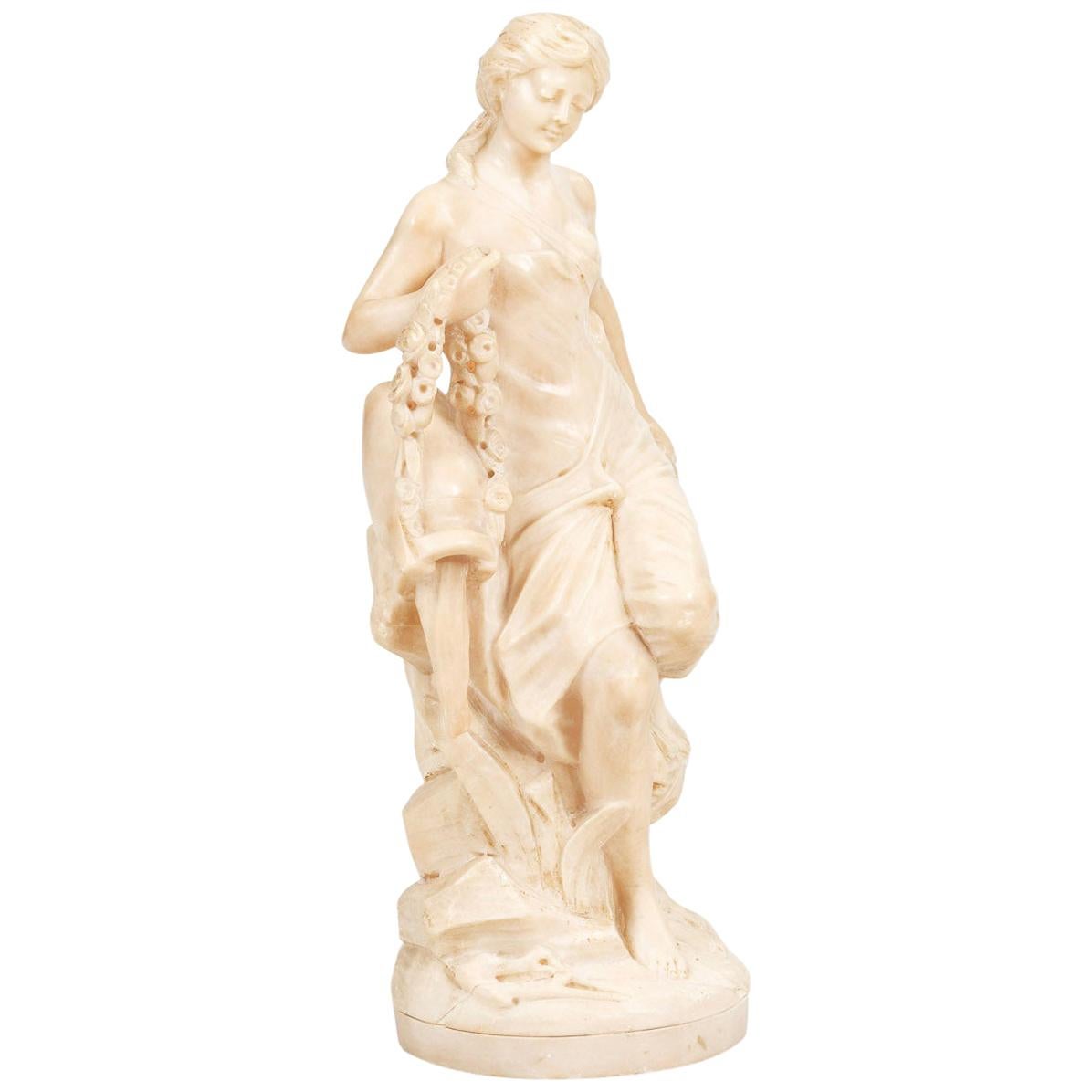 Statuary Marble Statue of Lady