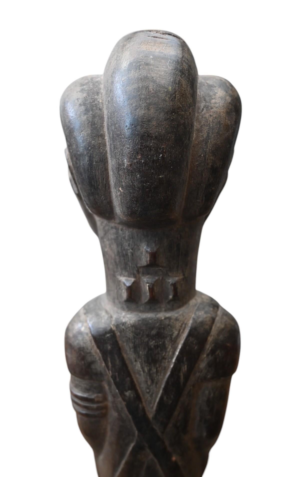 Statua della tribù dei Baule Tribe, Costa d'Avorio, prima metà del XX secolo in vendita 3