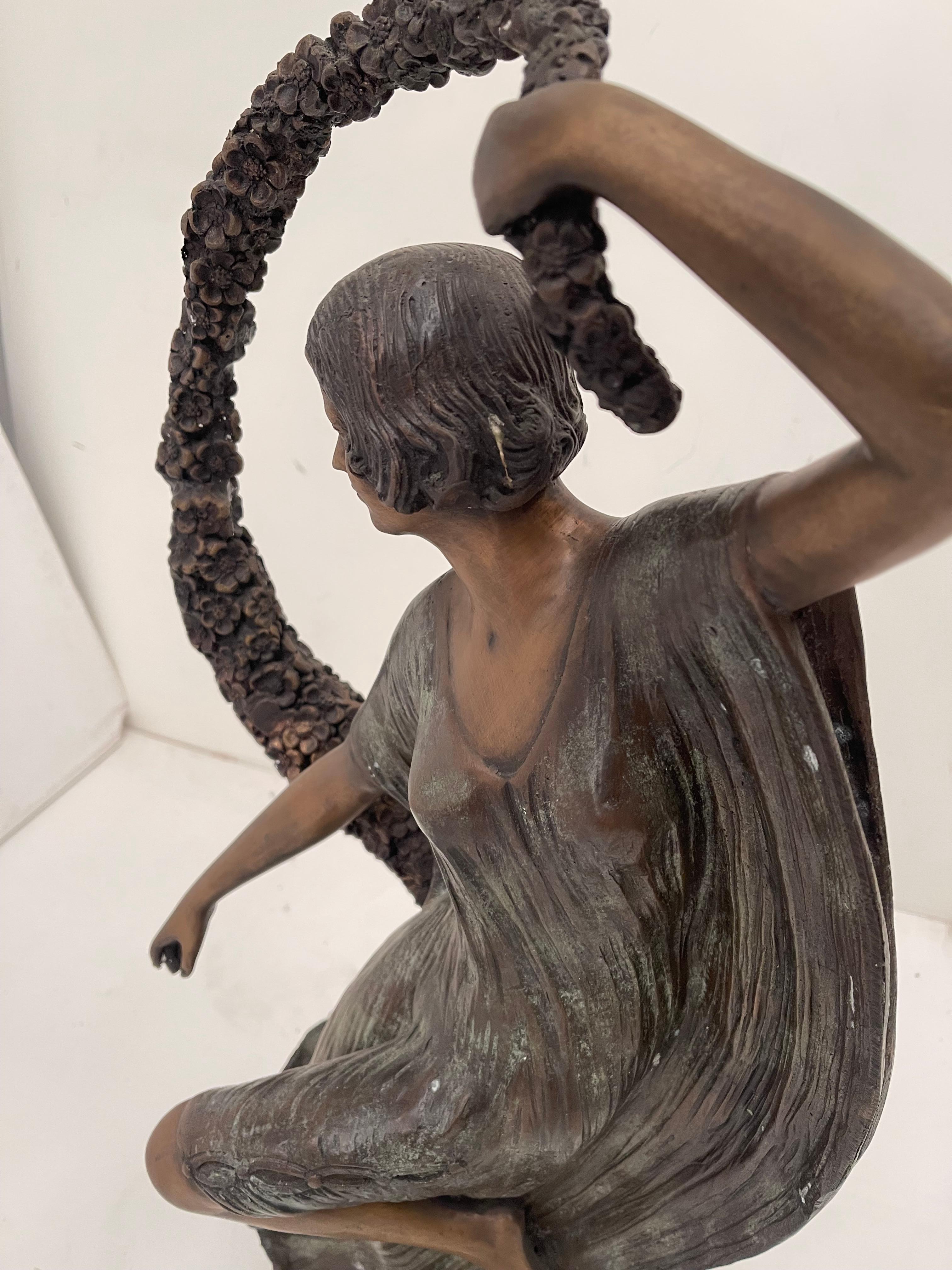 Statue Göttin von Amor & Belleza in bronzo Privatsammlung Domenico Rugiano
