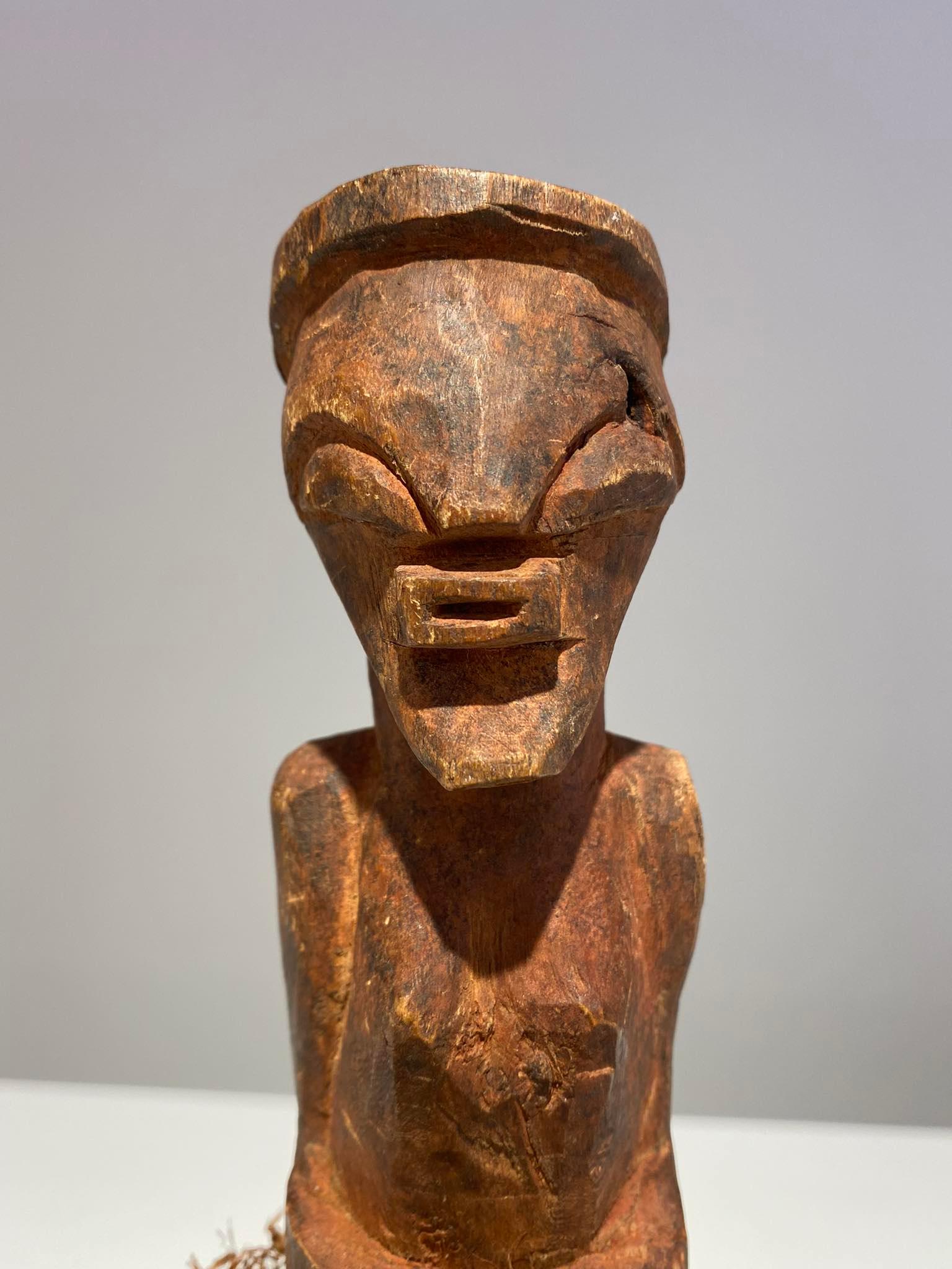 Statua Nkishi People Songye / Songe - Dr Congo Arte africana Fine XIX secolo in vendita 2