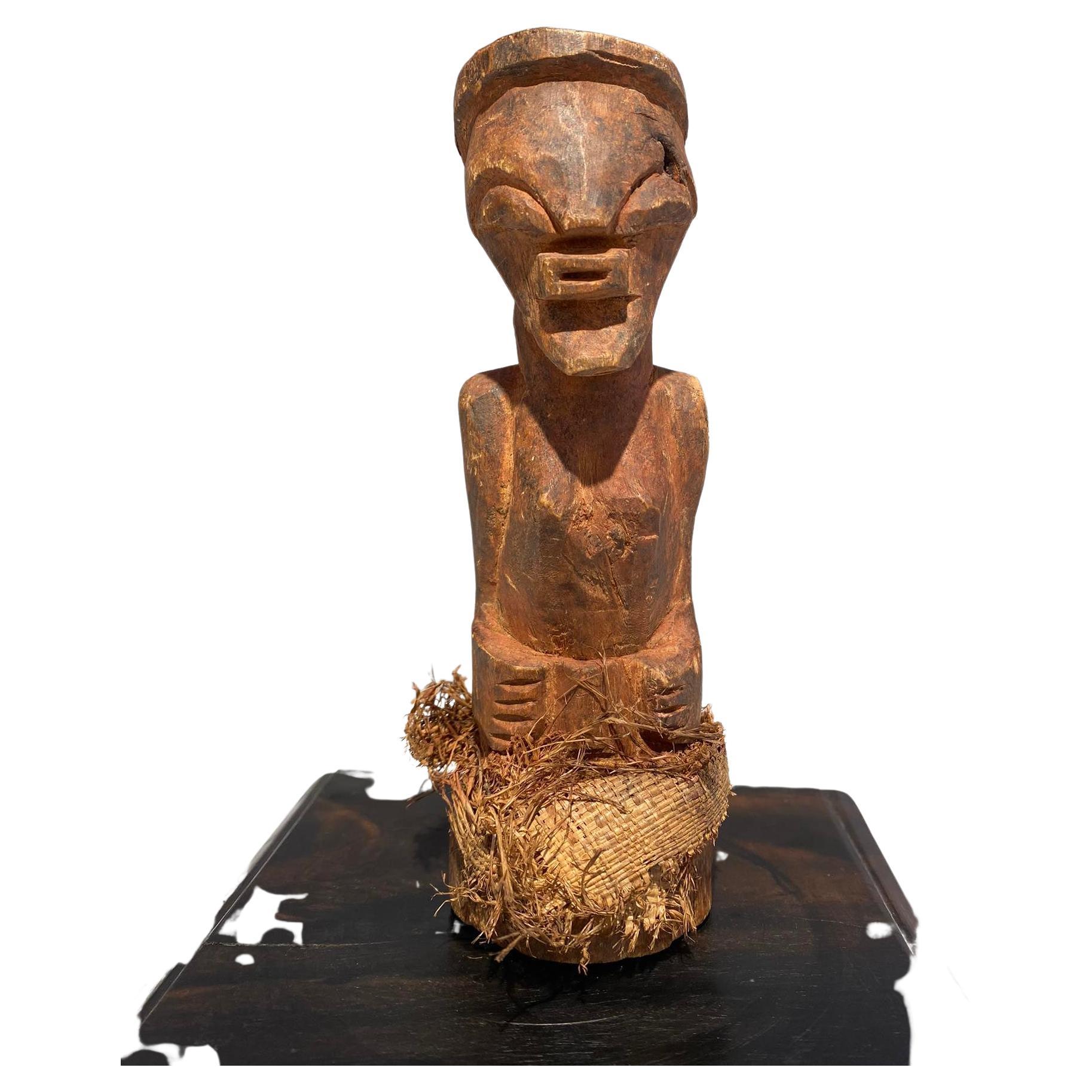 Statua Nkishi People Songye / Songe - Dr Congo Arte africana Fine XIX secolo in vendita