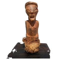 Antique Statue Nkishi People Songye / Songe - Dr Congo African Art Late 19th century