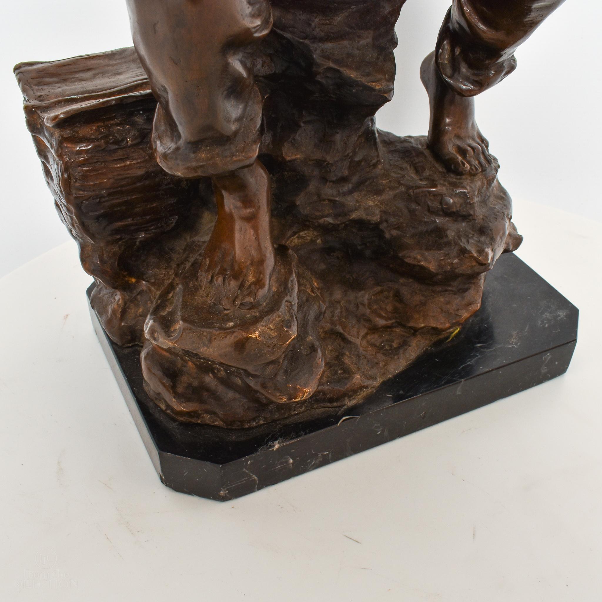 Statue of a Begger Bronze, Circa 1900 For Sale 3