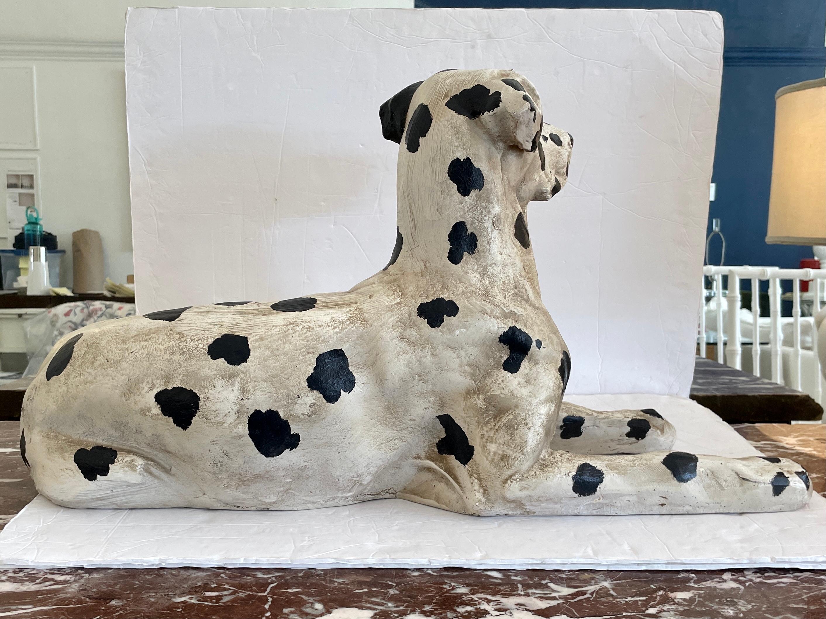 Resin Statue of a Dalmatian