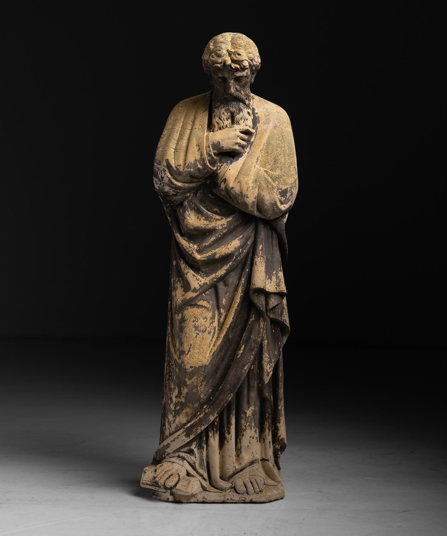 Statue du Christ, France, vers 1870 Bon état - En vente à Culver City, CA