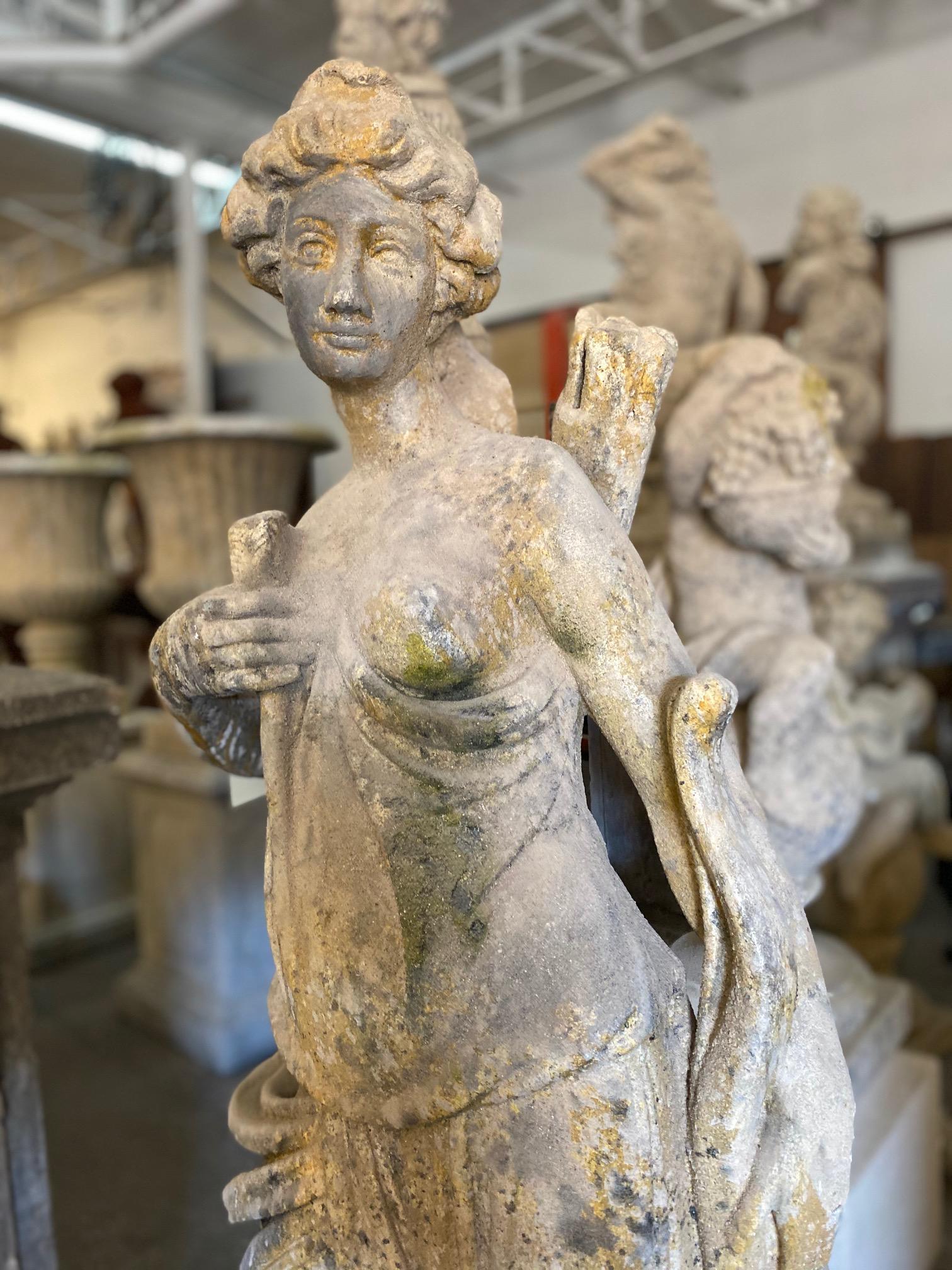 Contemporary Statue of a Woman Archer