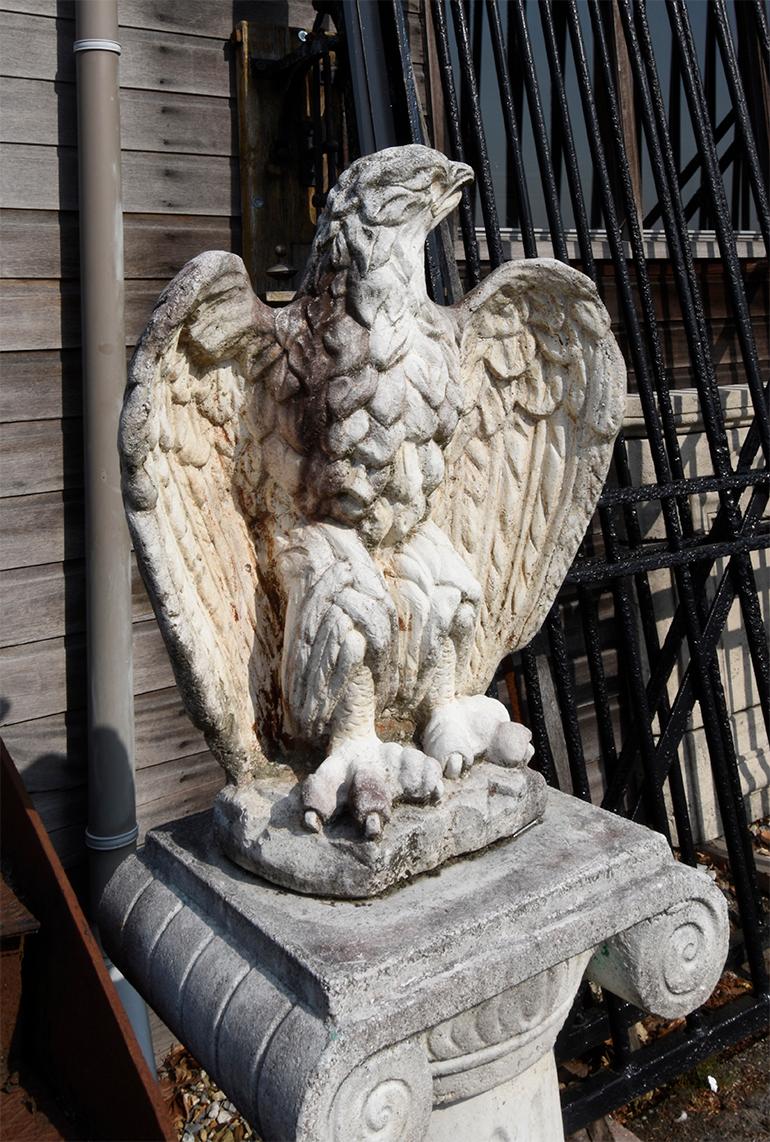 Dutch Statue of an Eagle on a Pedestal