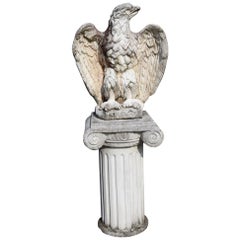 Statue of an Eagle on a Pedestal