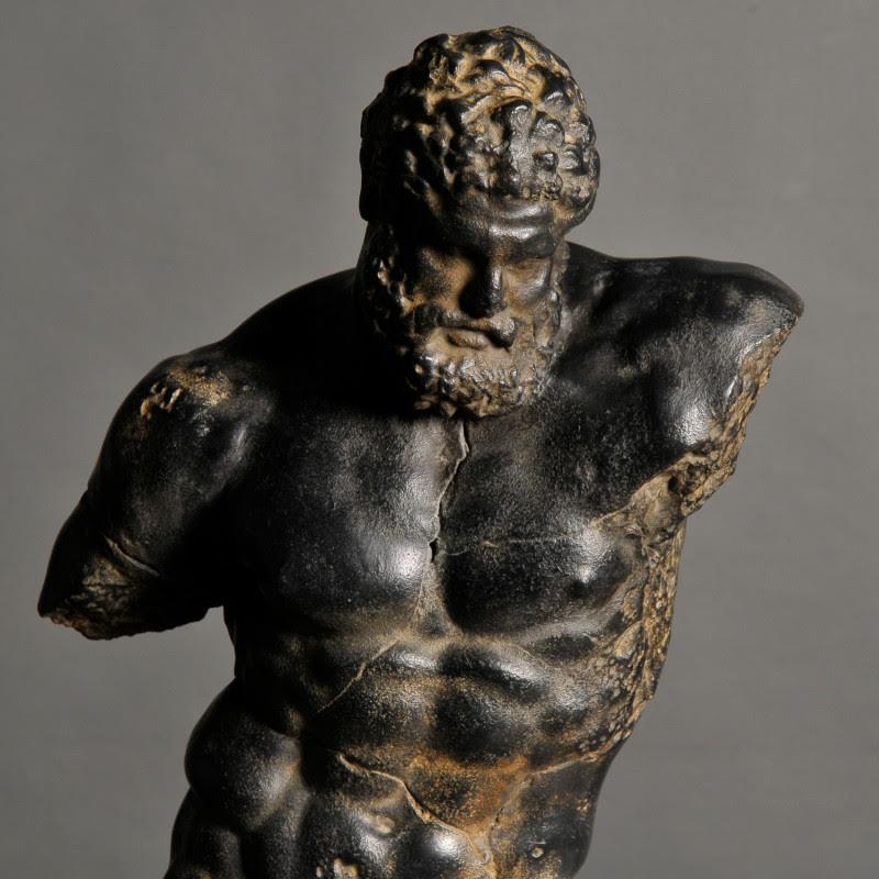 Classical Greek Statue of Hercules, Greek Mythology, 20th Century. For Sale