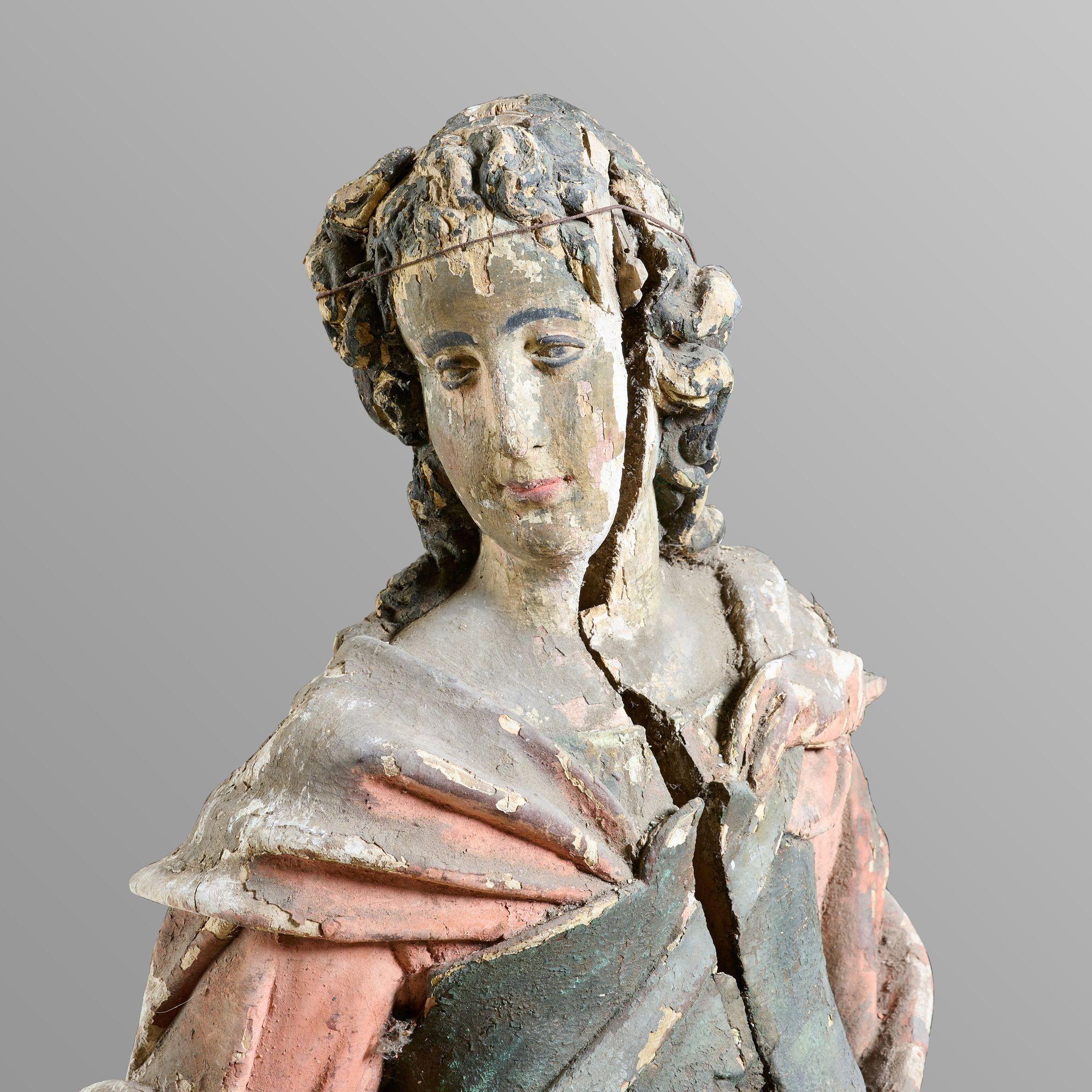 italien Statue d'une dame en vente