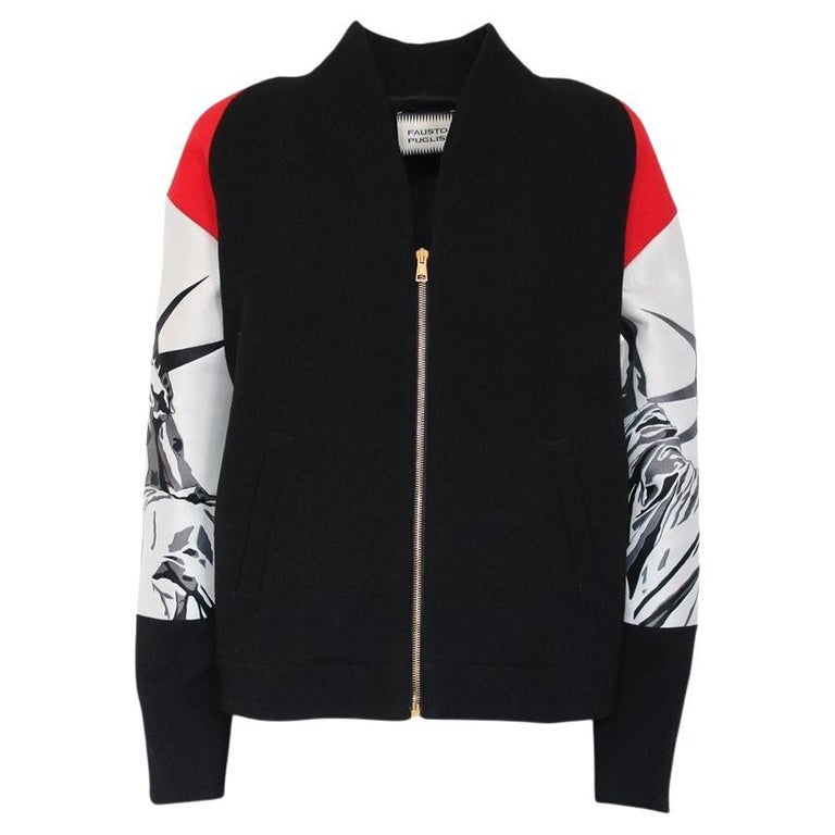 Fausto Puglisi Statue of Liberty bomber size 40 For Sale at 1stDibs