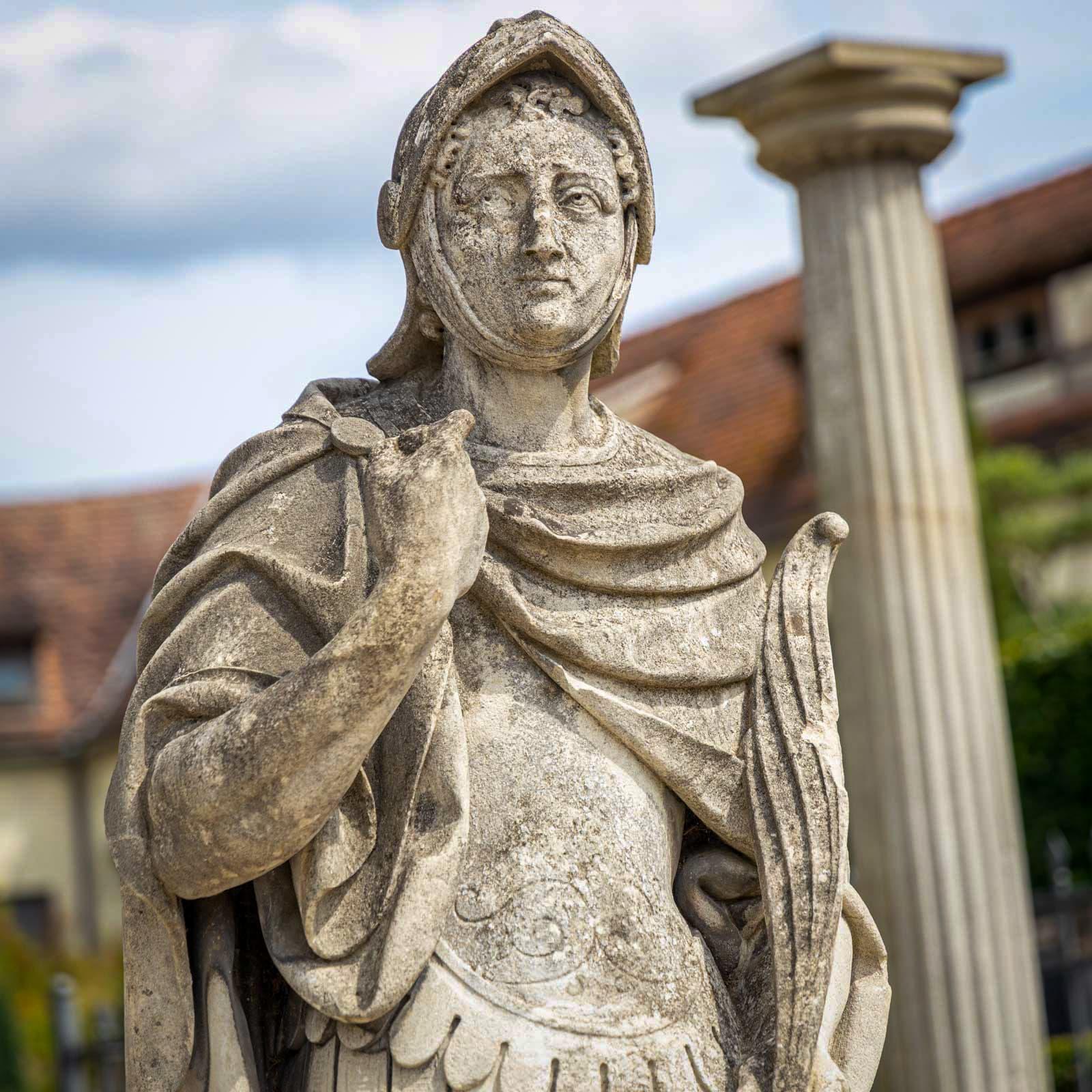 Statue des Heiligen Florian, um 1880 im Zustand „Gut“ im Angebot in Greding, DE