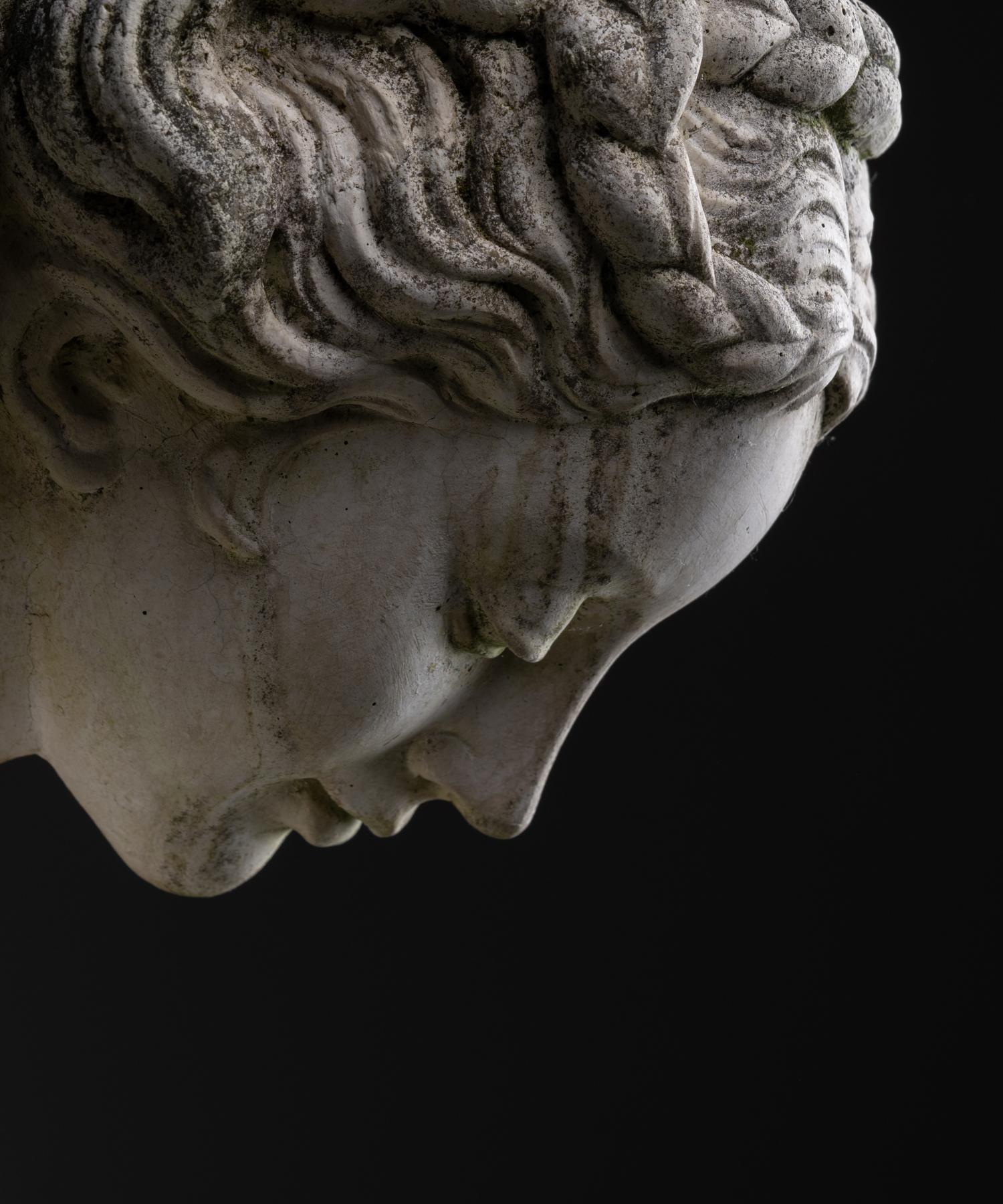 Hand-Carved Statue of Venus Bathing, England circa 1950