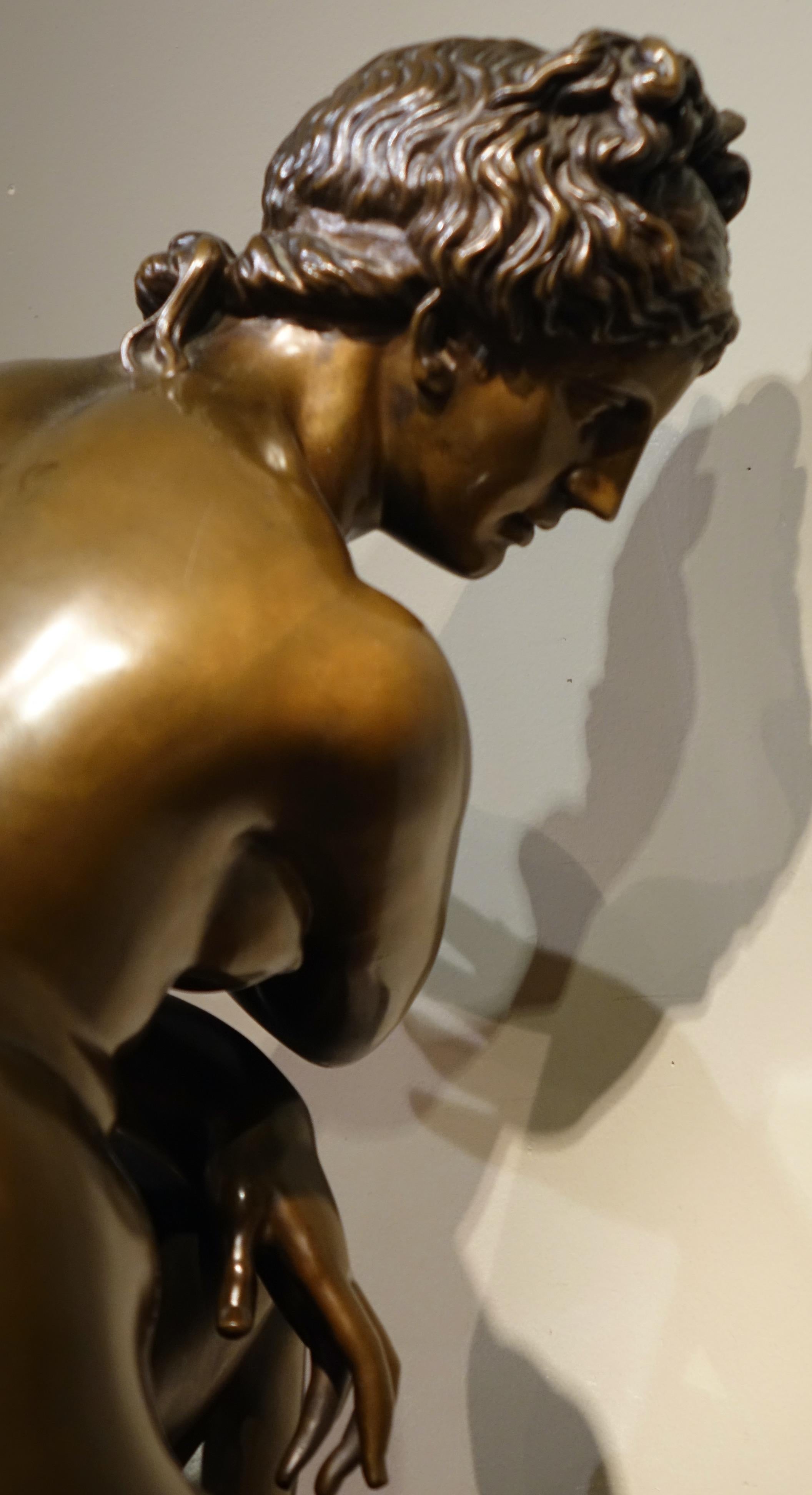  Statue der Venus in Bronze, signiert BARBEDIENNE, 19. Jahrhundert im Angebot 6