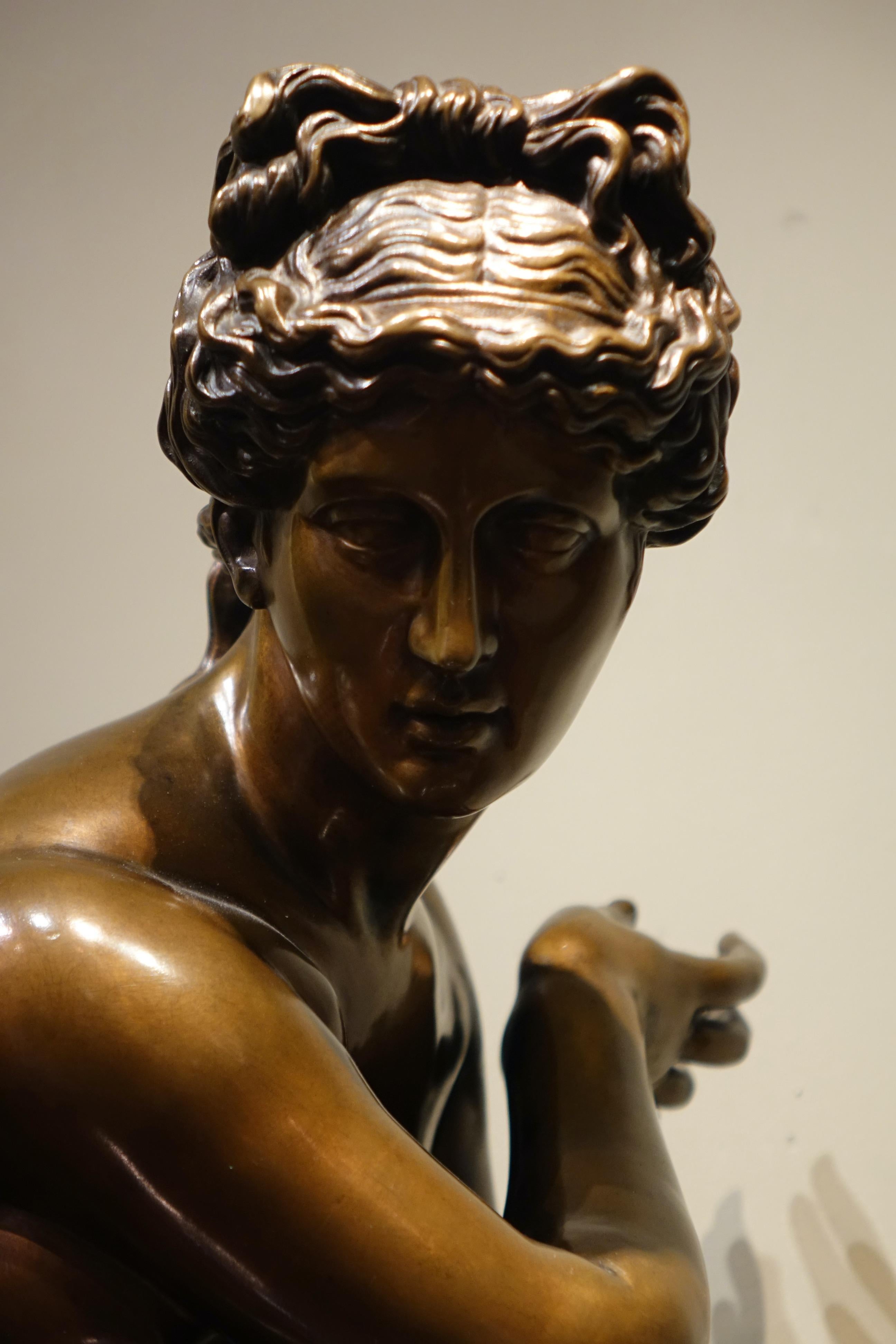  Statue der Venus in Bronze, signiert BARBEDIENNE, 19. Jahrhundert im Angebot 2