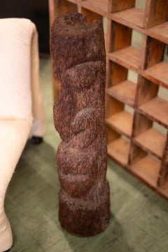 Statue totem Fougère arborescente