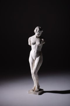 Statue "Venus And The Dove" In Stone.
