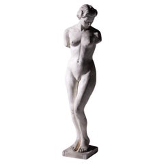 Statue "Venus And The Dove" In Stone.