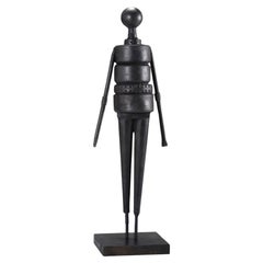 Statuesque Bronze Sculpture in Black ED 1/6 Outdoor Indoor by Jerry Ross Barrish