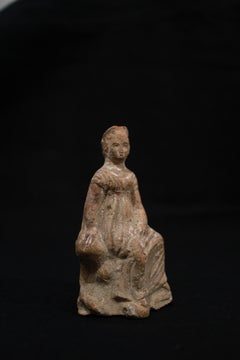 Statuette of a Young Woman Sitting, Hellenistic Period