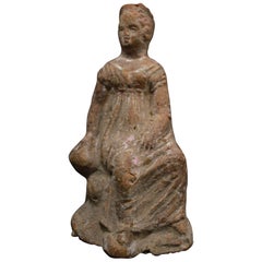 Statuette of a Young Woman Sitting, Hellenistic Period