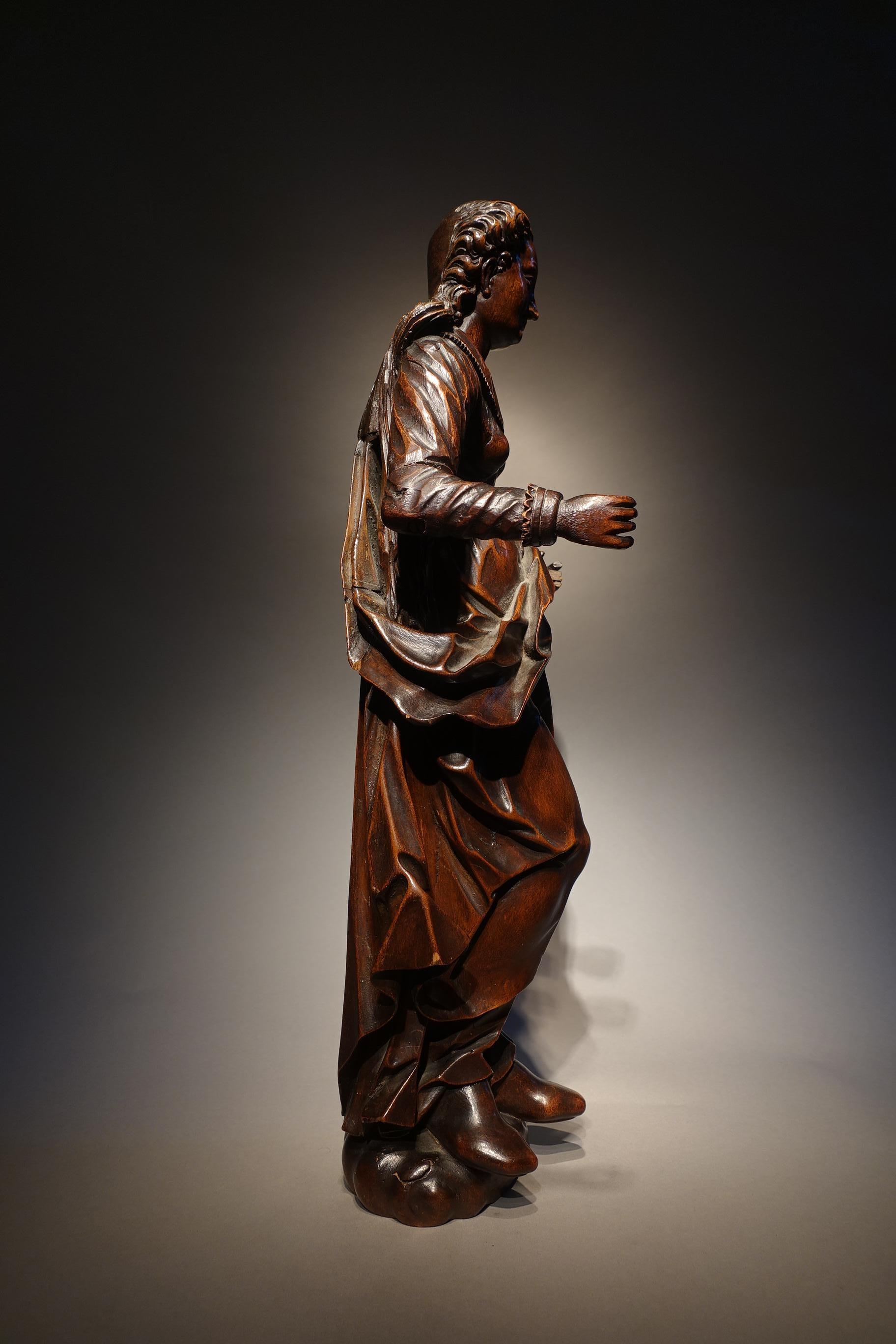 Renaissance Statuette de la Vierge, Allemagne du Sud vers 1600 en vente