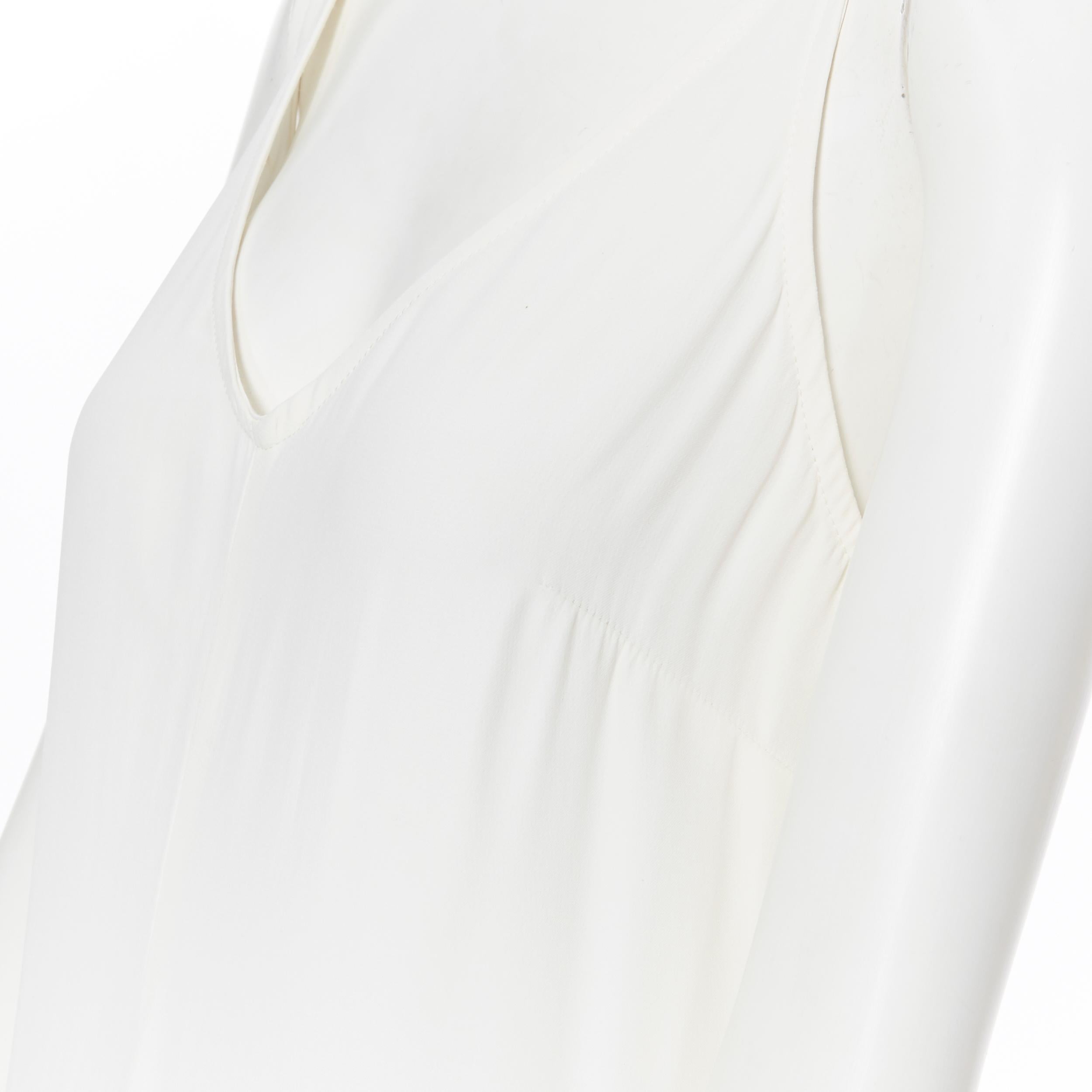 STAUD 100% viscose white V-beck dipped nback casual maxi dress XS
Brand: Staud
Model Name / Style: Maxi dress
Material: Viscose
Color: White
Pattern: Solid
Extra Detail: Bust darts Sleeveless. V-neck neckline. Wide Strap strap type.
Made in: Los