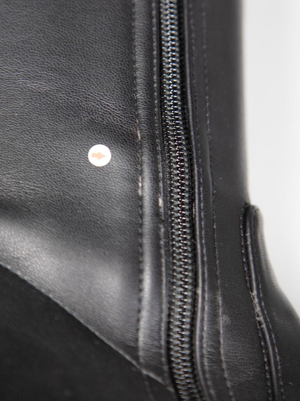 STAUD Botas a la rodilla Cy de piel negra Talla IT 39 en venta 3