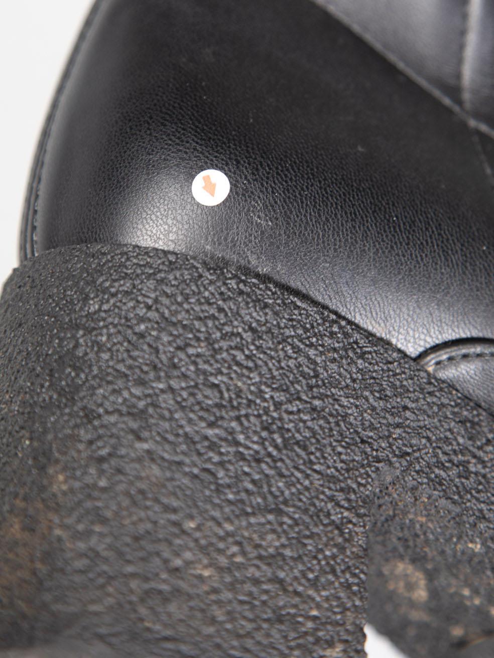 STAUD Botas a la rodilla Cy de piel negra Talla IT 39 en venta 4