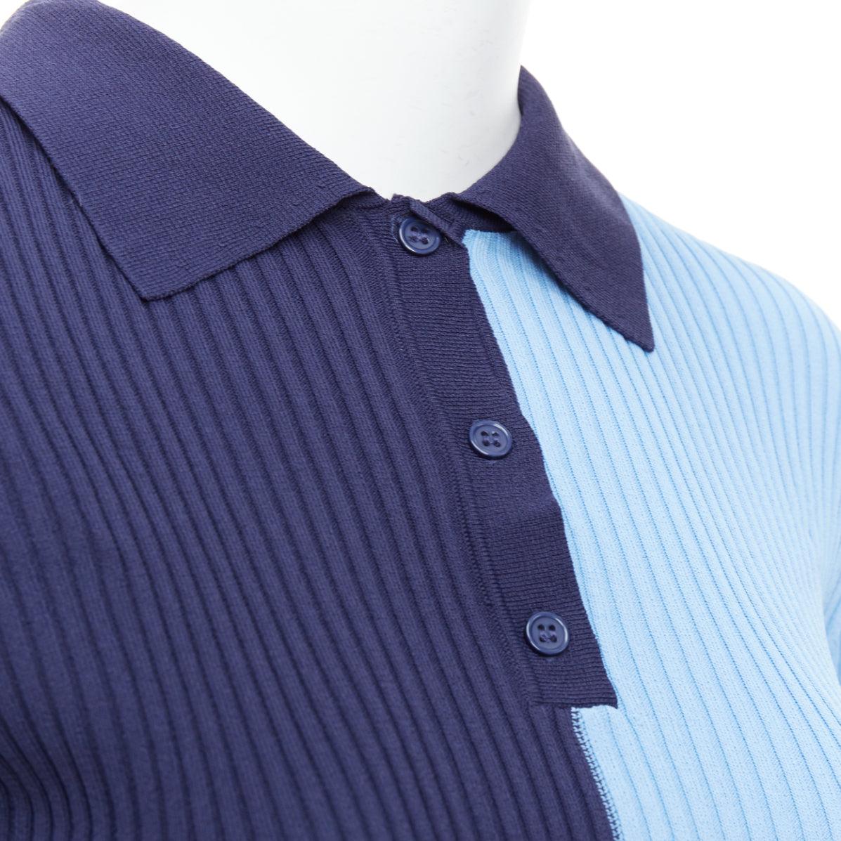 STAUD Brice polo fendu sur le côté, côtelé bicolore bleu, taille M
Référence : KYCG/A00085
Marque : Staud
MATERIAL : Viscose, mélange
Couleur : Bleu
Motif : Solide
Fermeture : bouton
Fabriqué en : Chine

CONDITION :
Condition : Excellent, cet