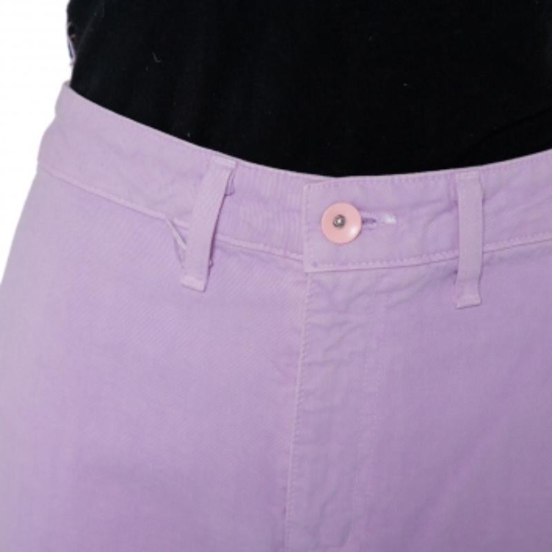 Women's STAUD Lilac Denim Contrast Pocket Detail High Rise Jeans M For Sale