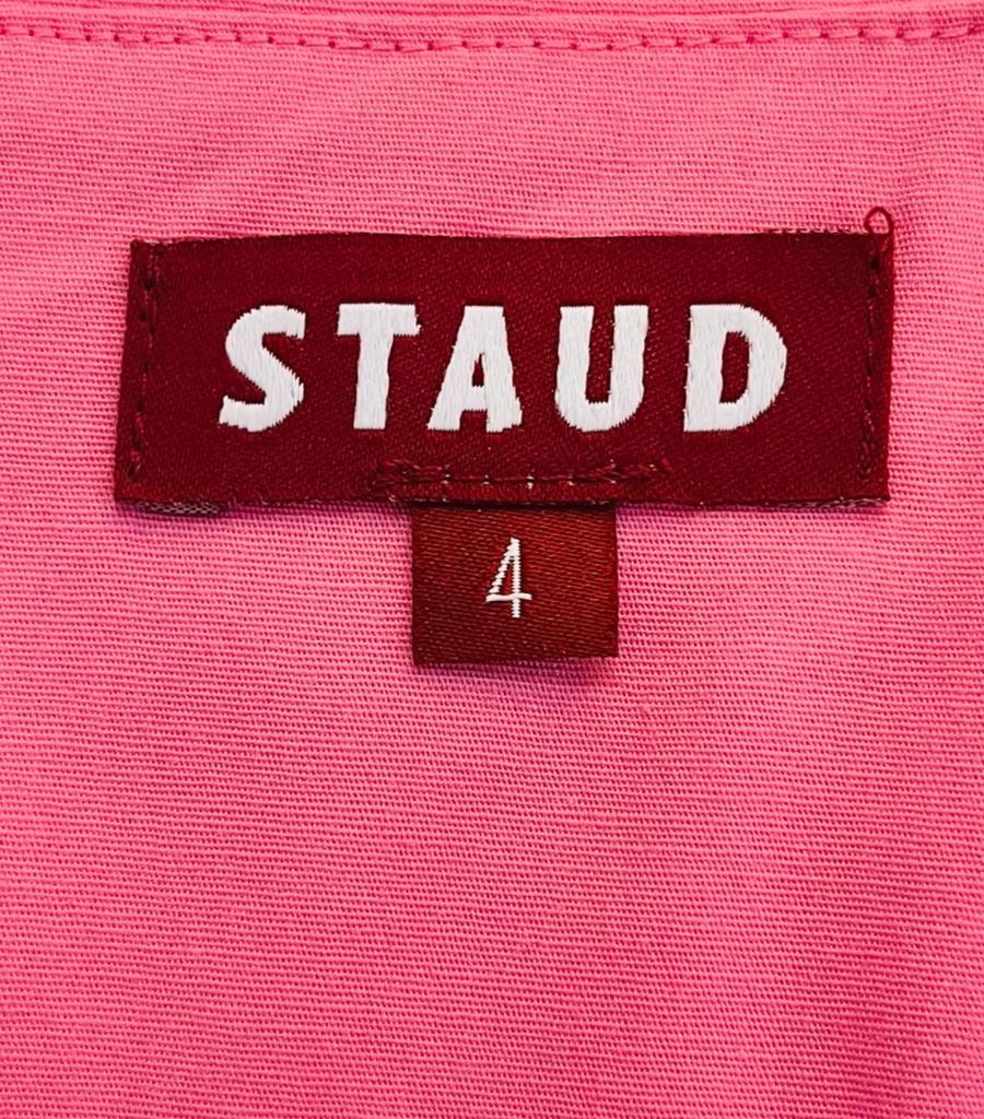 Staud Tulle-Trimmed Cotton Dress 1