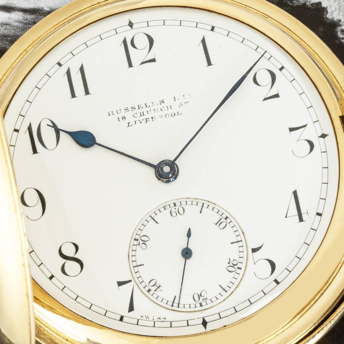 Stauffer & Co. Gold Minute Repeater Full Hunter Pocket Watch C1900 In Good Condition For Sale In London, GB