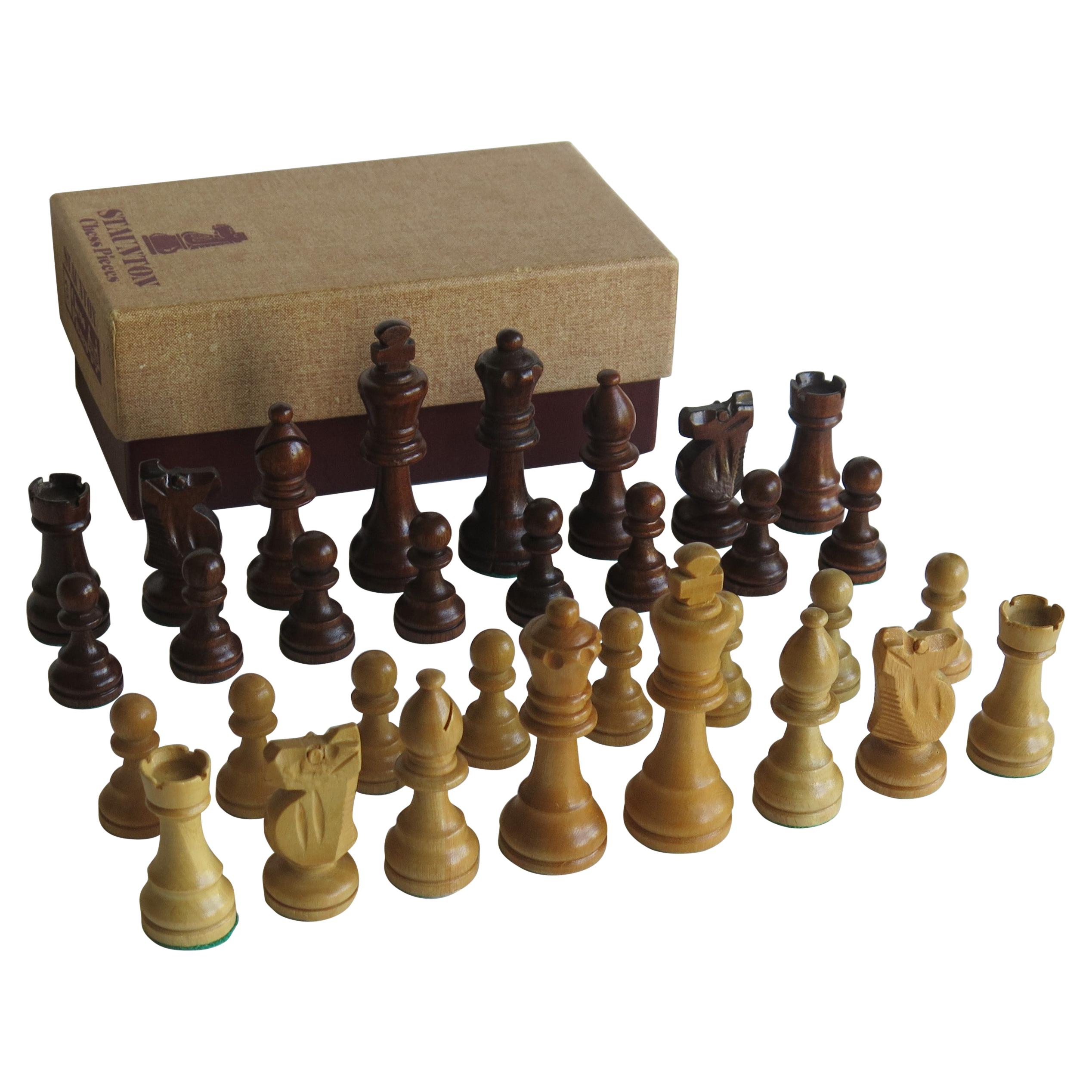 Staunton Triple Weighted Chess Pieces Set 34 Khaki Gold & Silver 4 Queens 