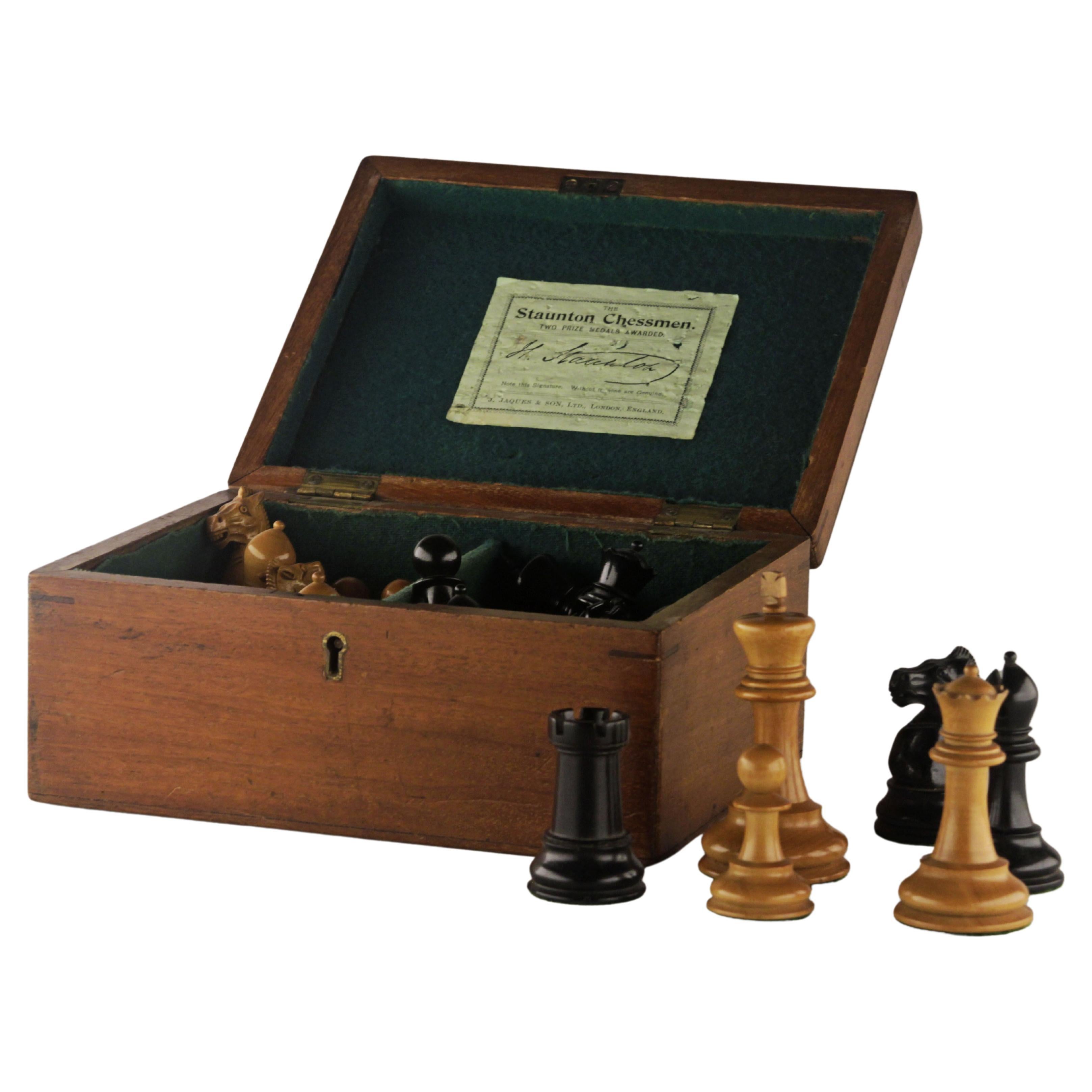 Staunton Chess Set, circa 1930
