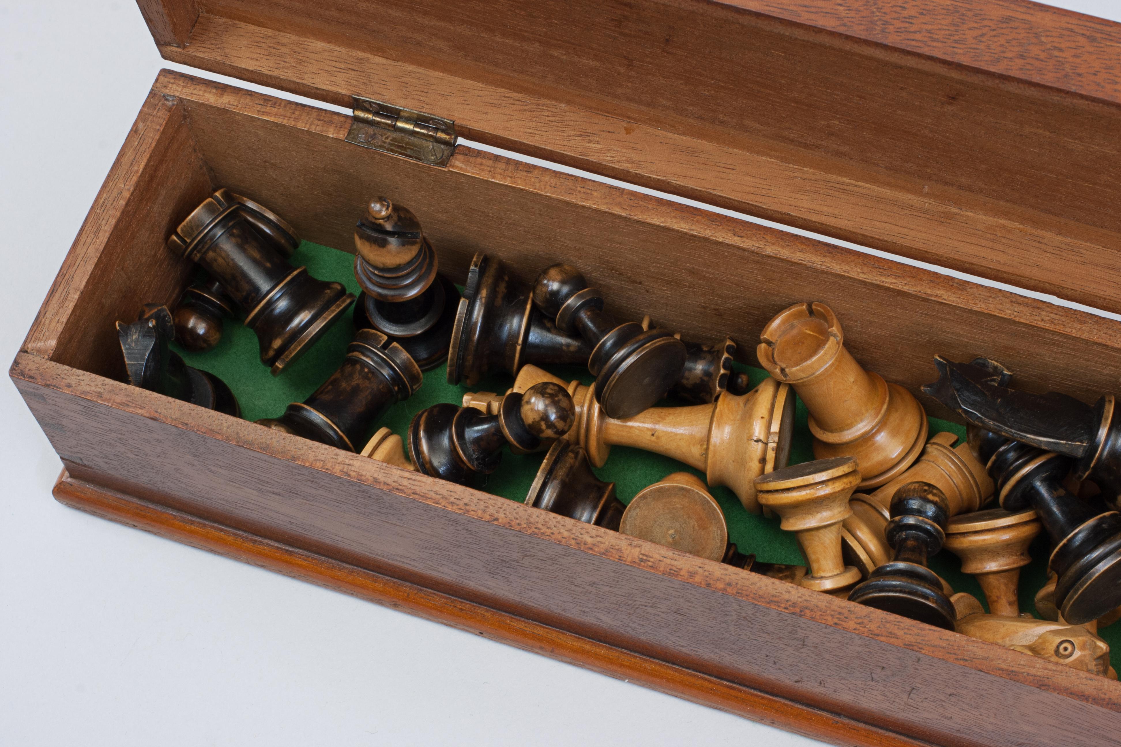 Staunton-Stil-Schach-Set im Angebot 10