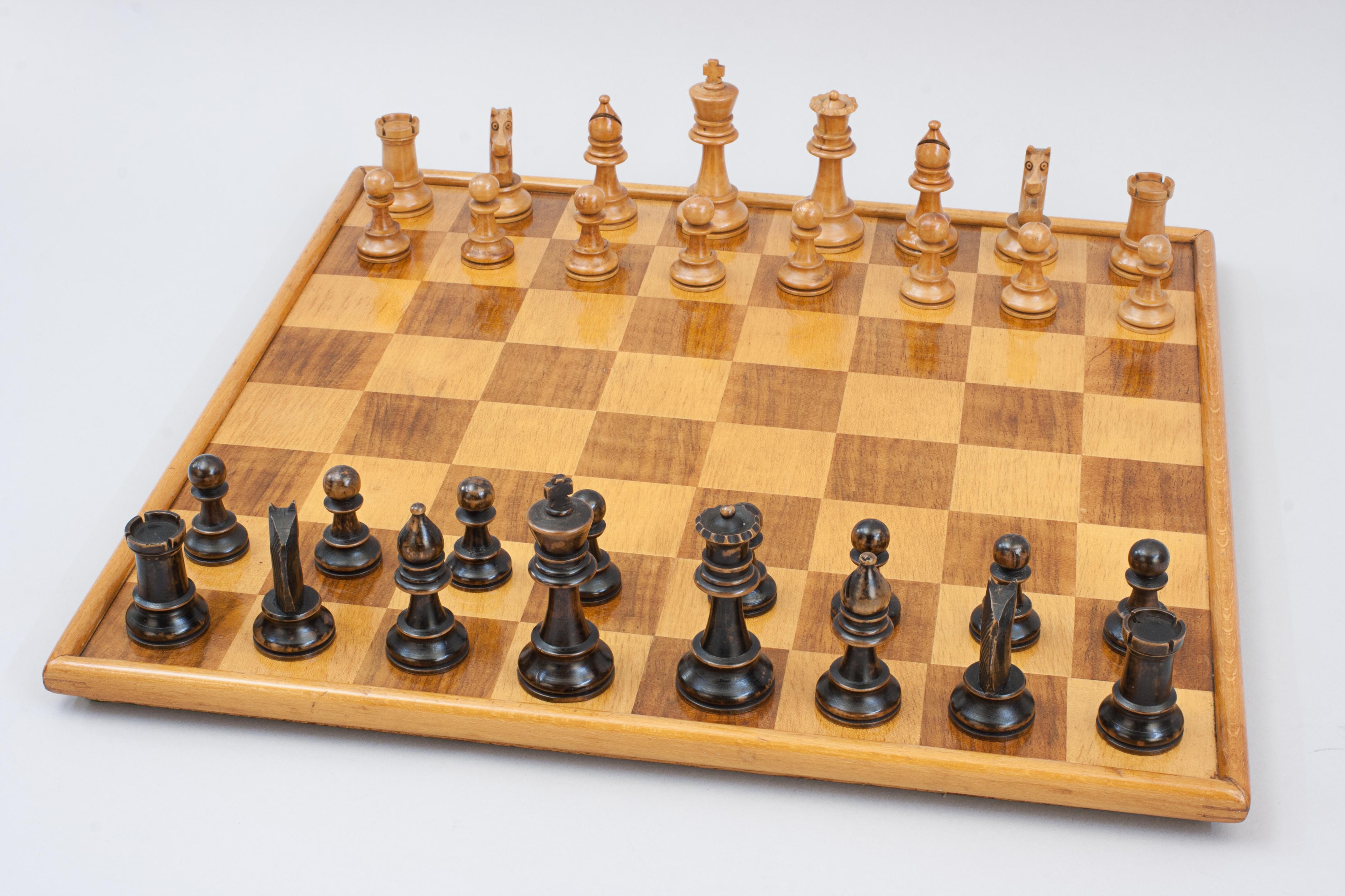 Staunton-Stil-Schach-Set im Angebot 1