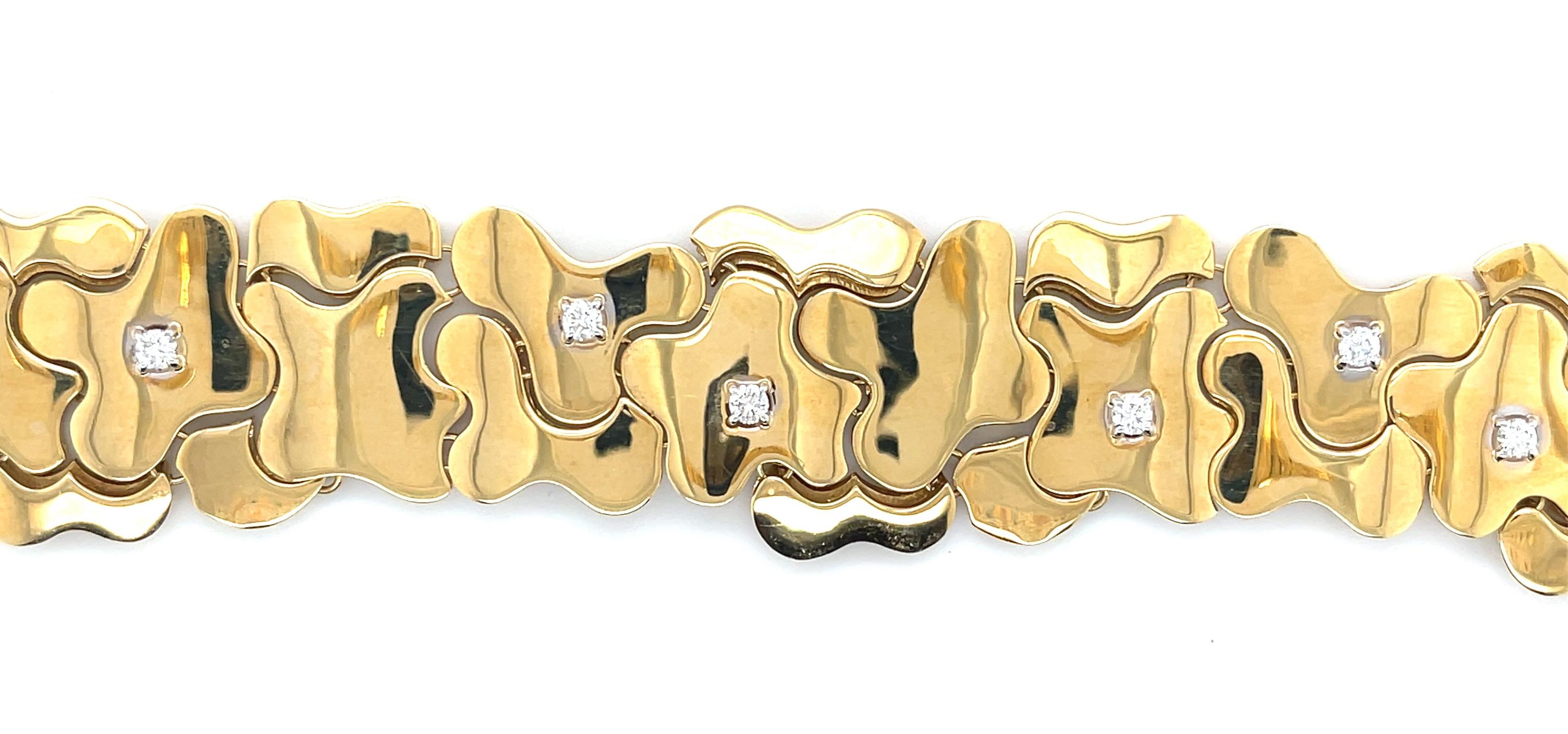 Staurino Fratelli 18k Yellow Gold Modern 