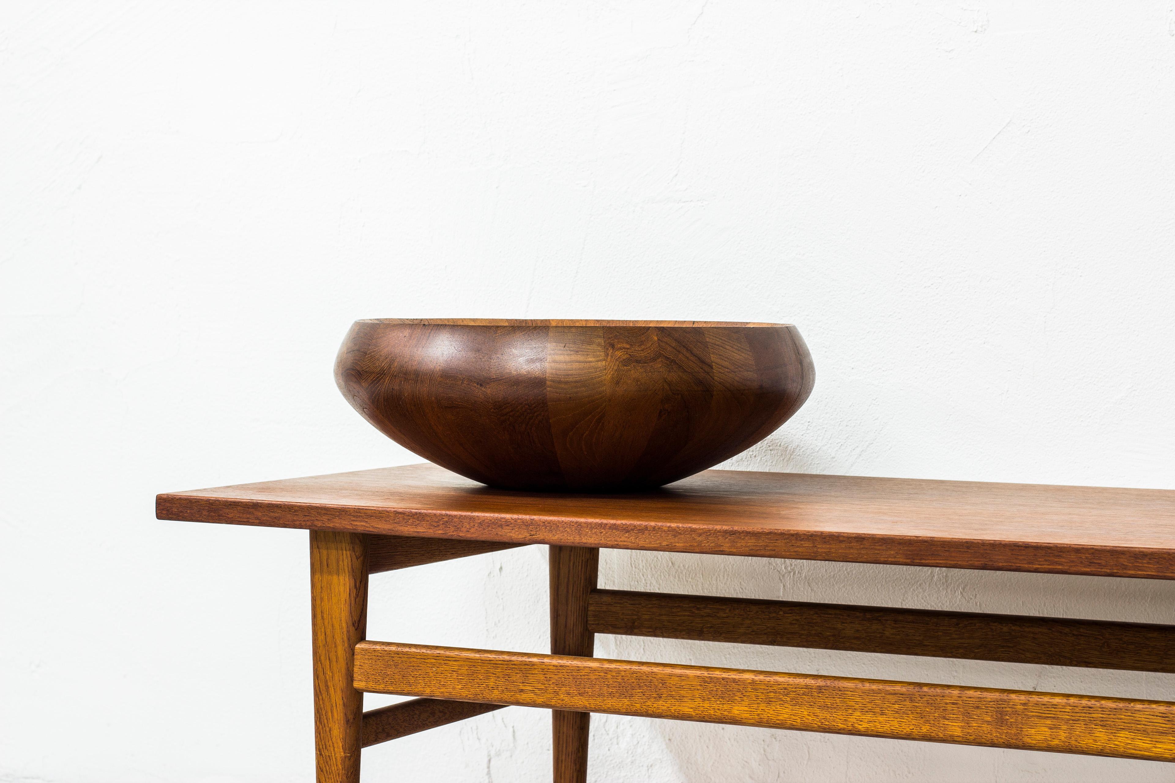 Scandinavian Modern Staved Teak Bowl by Jens H. Quistgaard for Dansk Design, Denmark For Sale