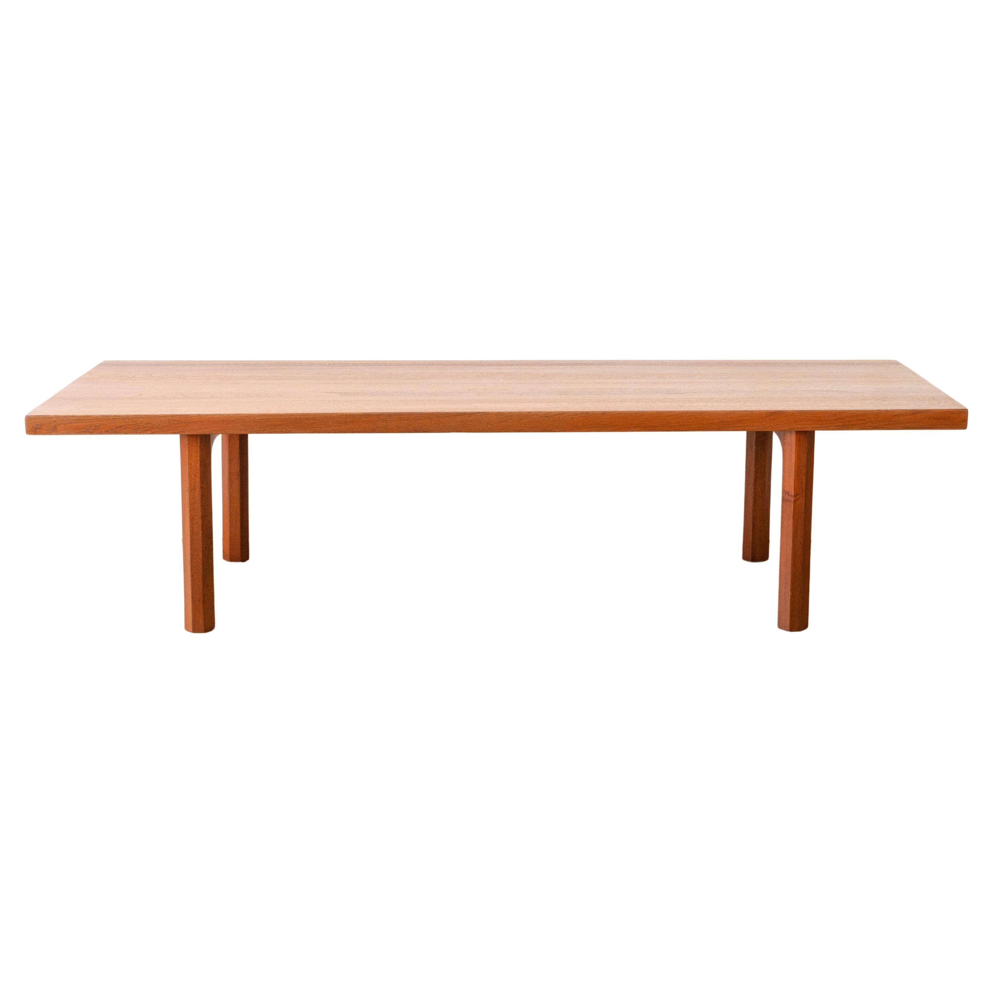 Table basse en teck teinté Illum Wikkelsø en vente