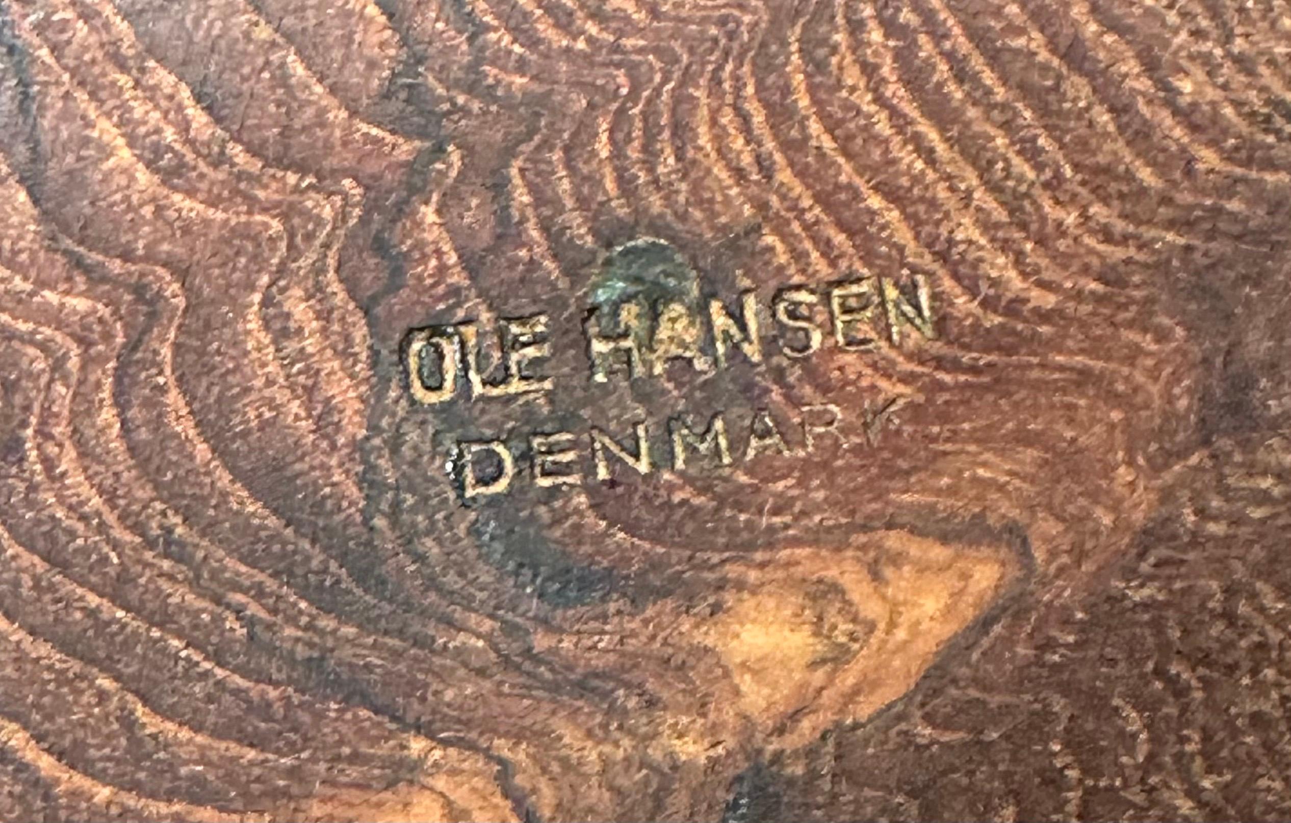 Staved-Kastenbehälter aus Teakholz mit Deckel von Ole Hansen im Angebot 4