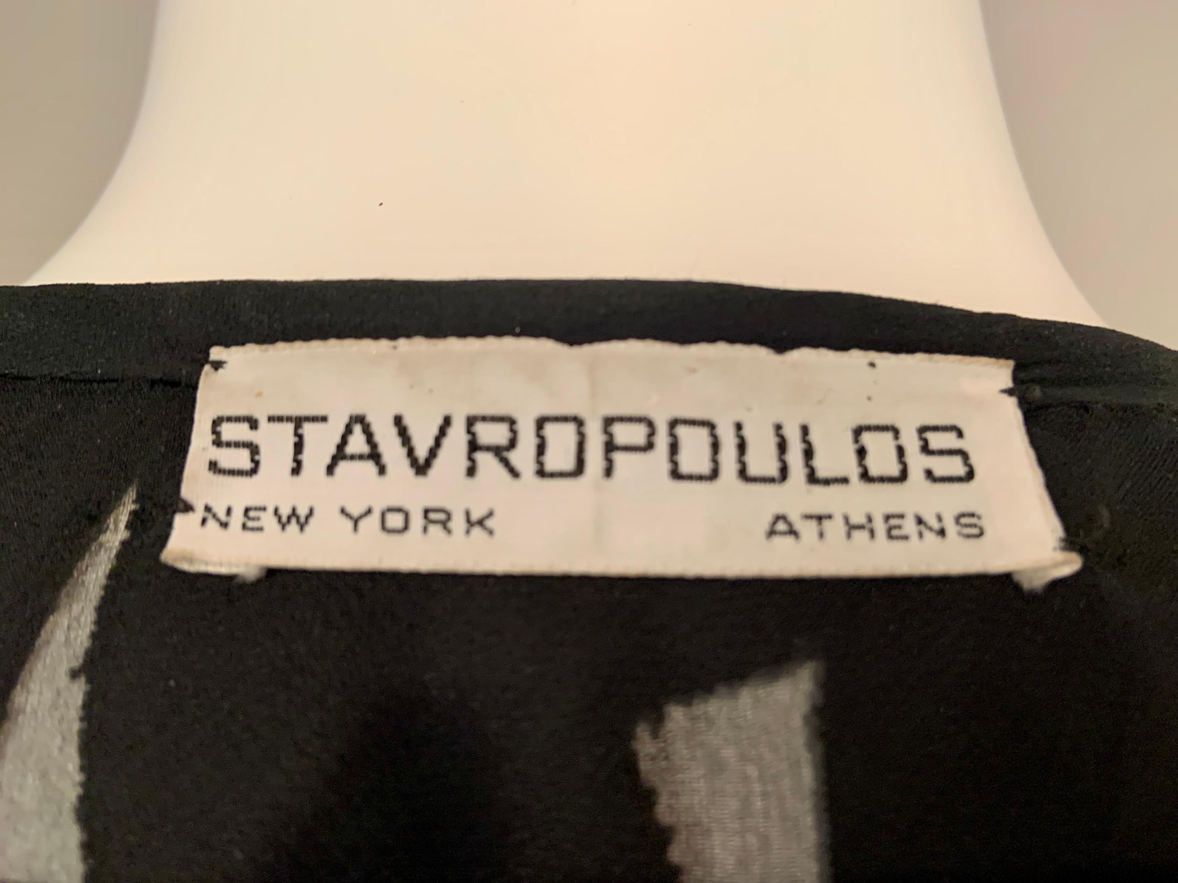 Stavropoulus Black Distressed Leather and Silk Chiffon Jacket 4
