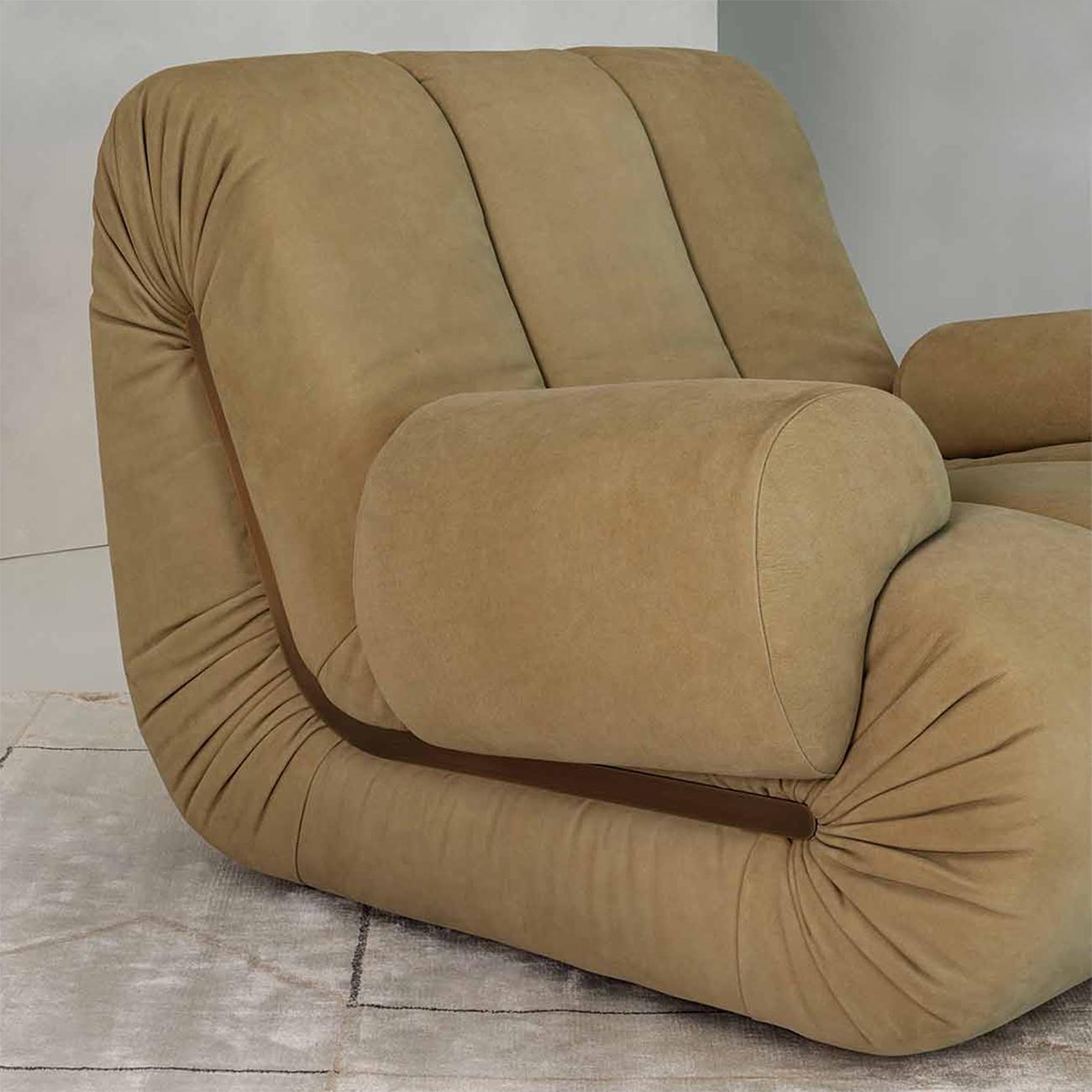 Italiano Poltrona Stax in pelle in vendita