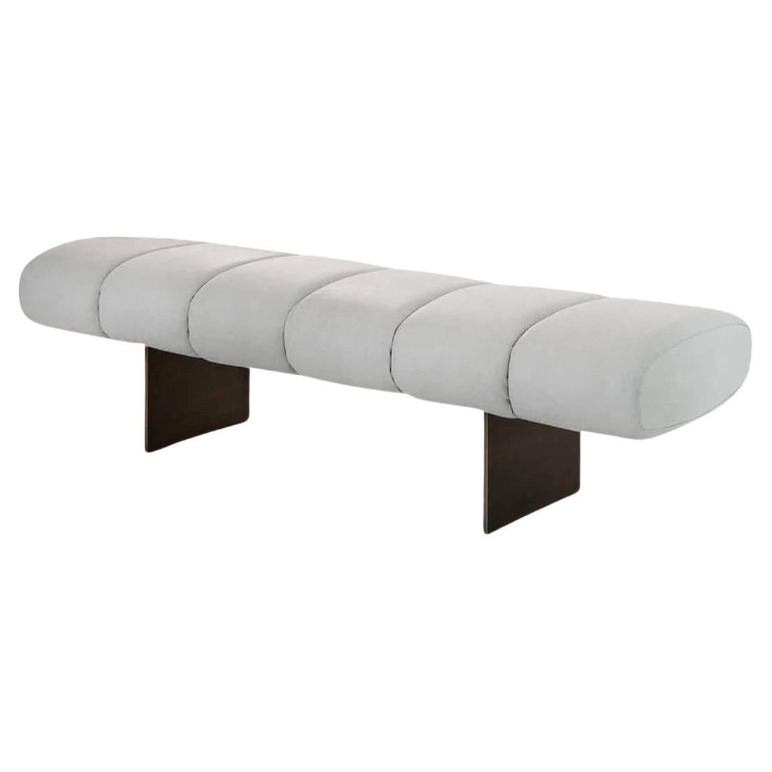Banc en cuir Stax en vente