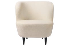 Stay Lounge Chair, Small, Wood Base