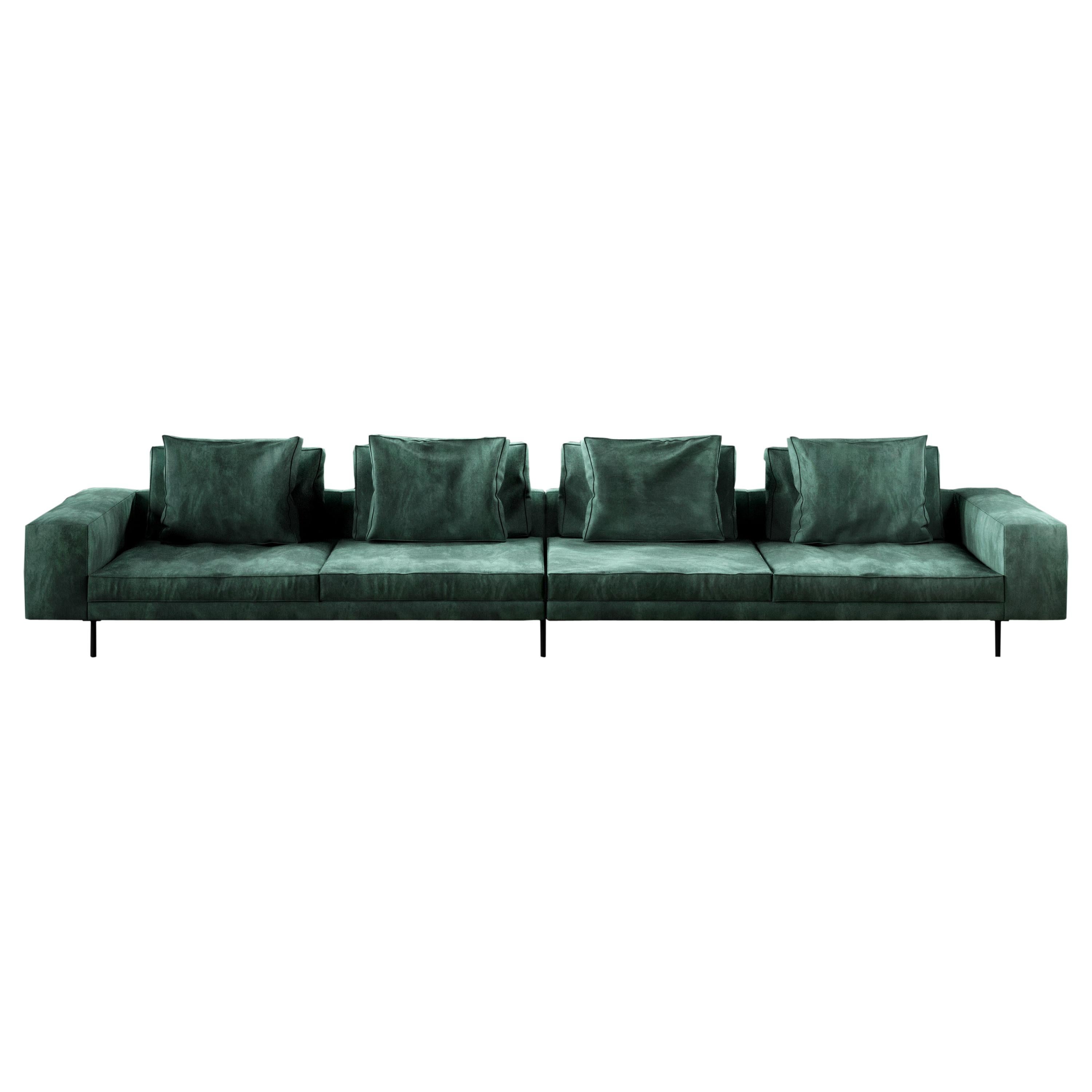 Stay Modular Sofa Leather For Sale at 1stDibs