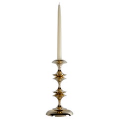 Stayman Candlestick by Remains Lighting Co. in Hand Polished Solid Brass Finish